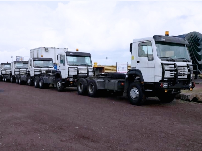The largest log company in northern Congo is purchasing a large number of Sinotruk log trucks to realize self-transportation of logs