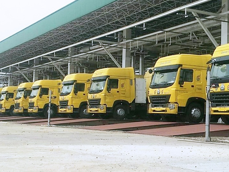 A heavy truck brand used in batches by a transport company in Seychelles