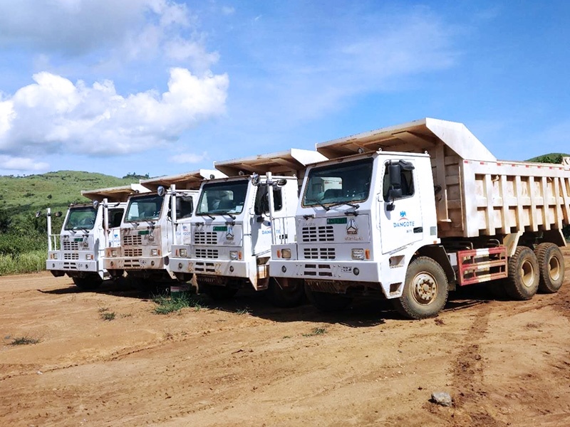 The largest cement company in the Republic of Congo is a long-time customer of Sinotruk. All its mining trucks for raw material transportation are made by Sinotruk.