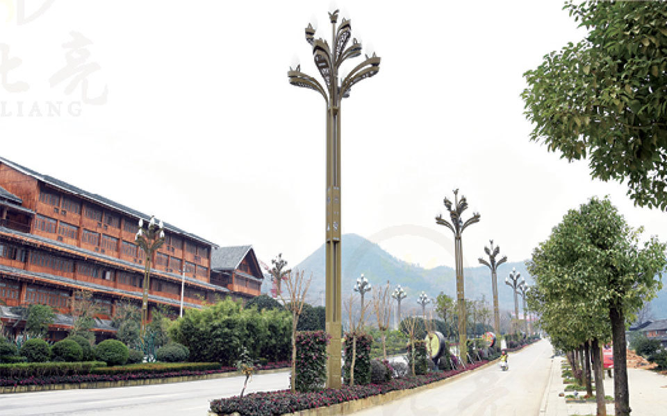 Projet d'éclairage de l'Avenue Ethnique dans la ville de Nanning, province du Guangxi