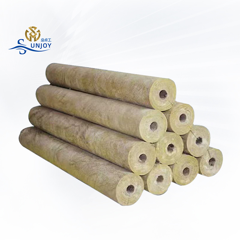 Rock wool pipe