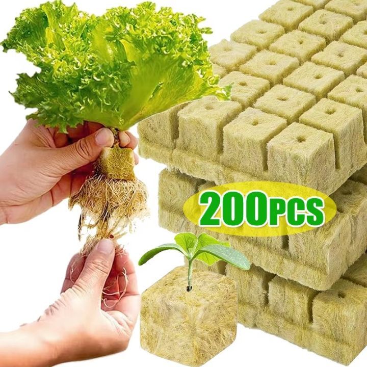Rock Wool Sheet 25mm Wholesale Cheap  Agricultural Grow Block Cubes Hydroponic Rock Wool for Seedlings Vegetables Flowers