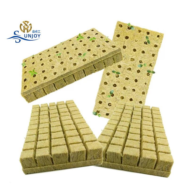 Hydroponic rock wool block