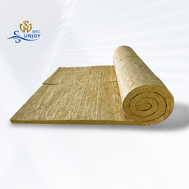 Rock wool roll insulation blanket