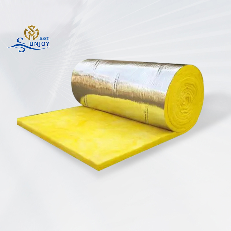 Aluminum foil glass wool roll insulation material