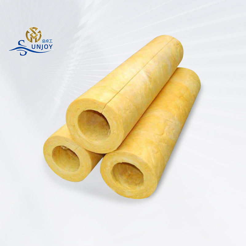 Glass wool pipe