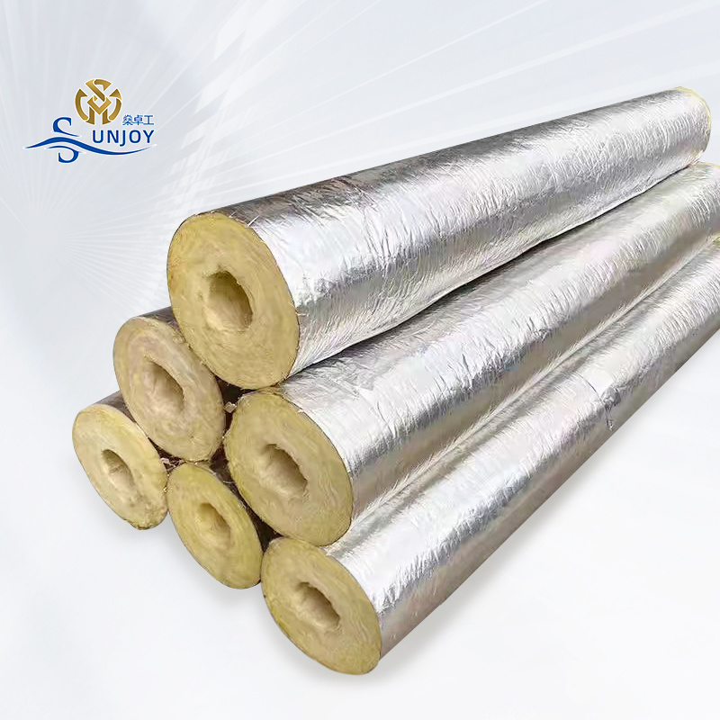 Aluminum foil rock wool insulation pipe
