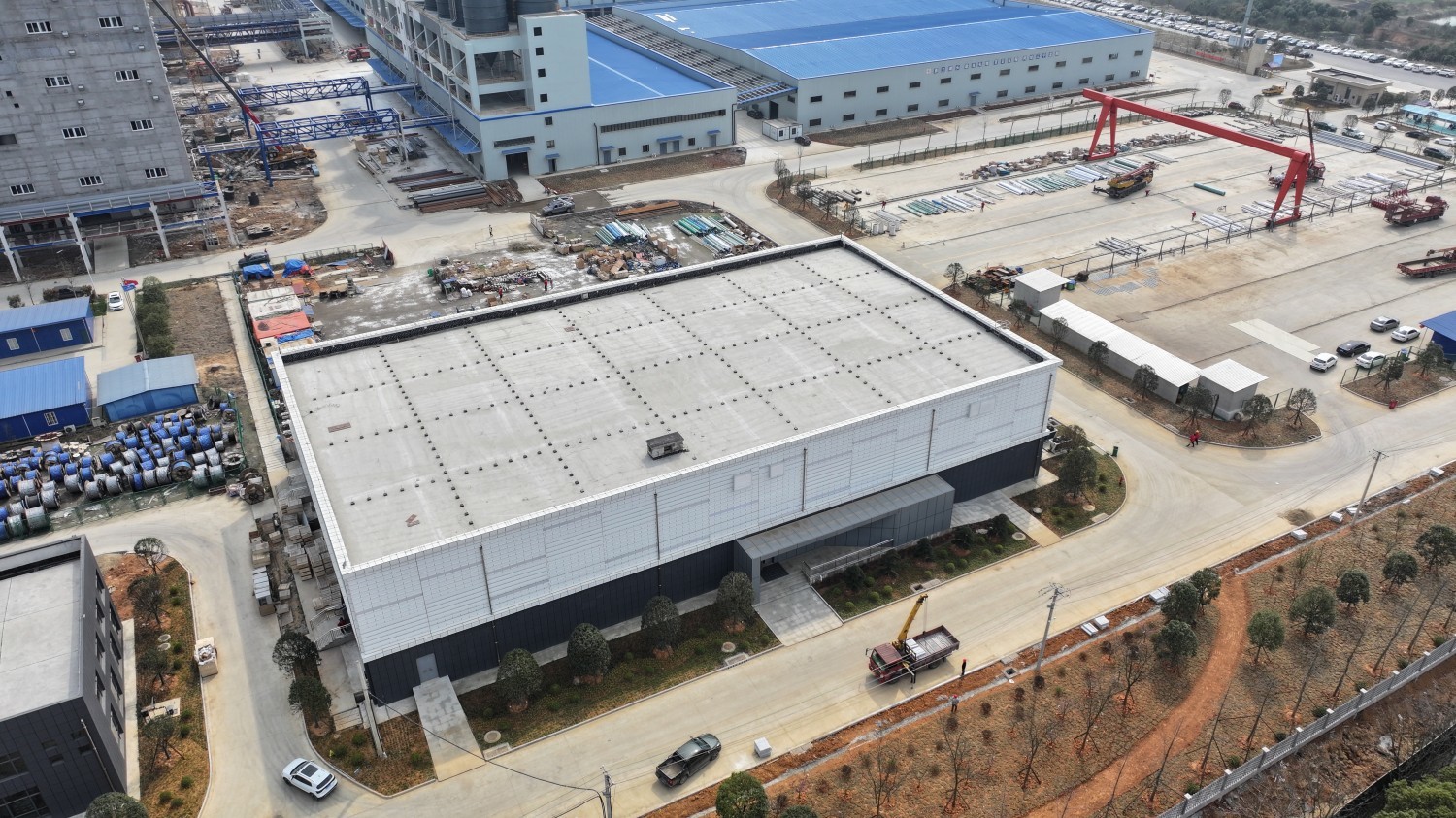 酰胺及尼龍新材料項(xiàng)目中央控制室土建工程