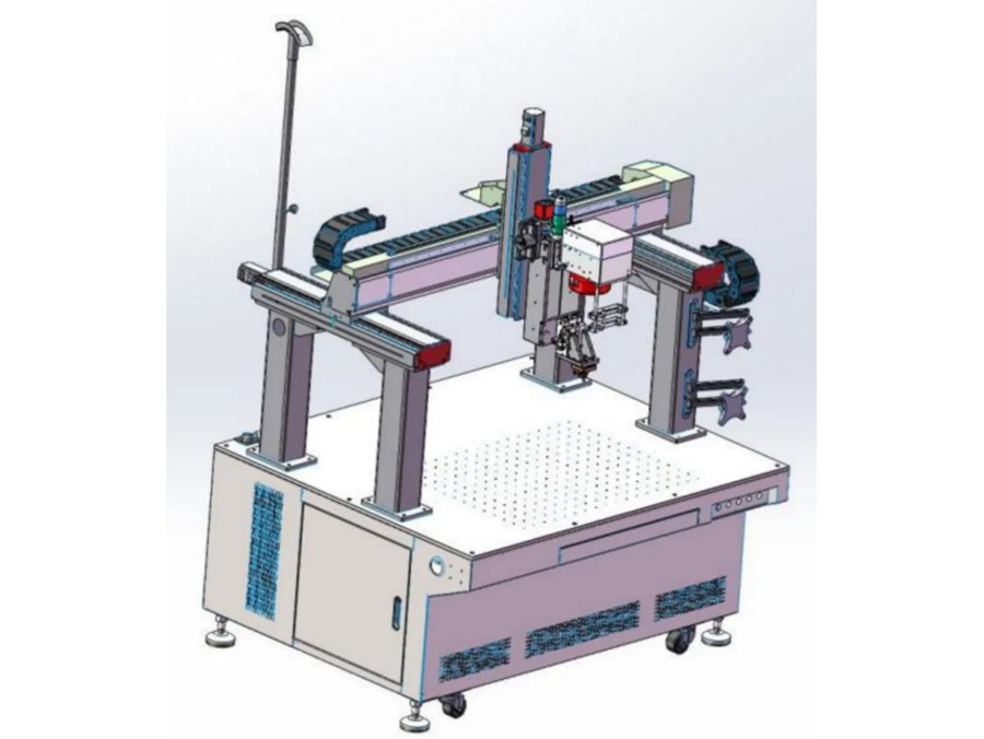 Huiyao Laser Battery Module & Pack Welding Machine - Automated Gantry Laser Welding System with Dual-Station & Vision Positioning