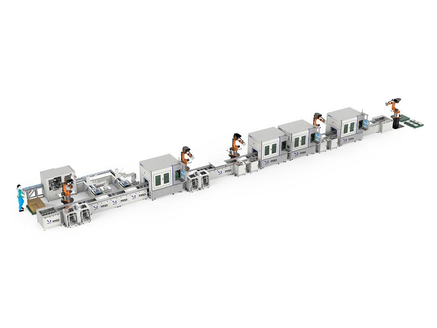 EV Cylindrical Battery Module PACK Assembly Line