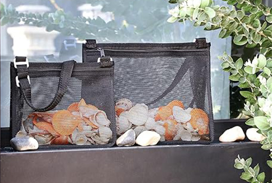 What are beach bags made of?
