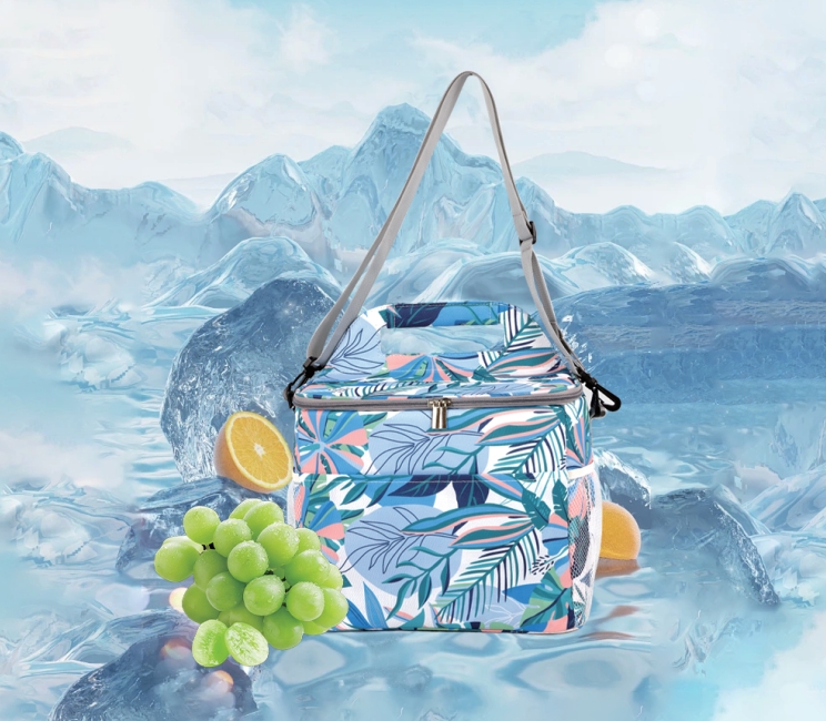GT-2153 17L Hawaii Floral Polyester European market Cooler Bag