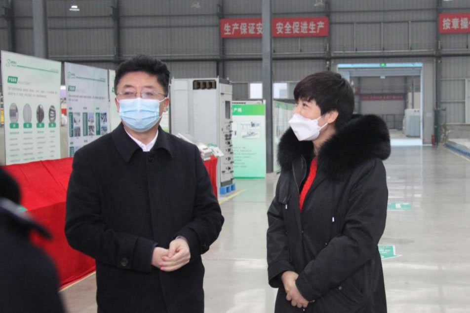 秦都区区委书记一行莅临惠齐电力集团