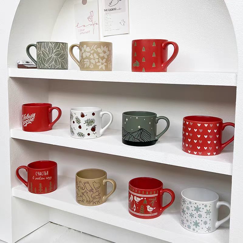 Ceramic Coffee Mug,   Colored Mugs Coffee Mug with Handle