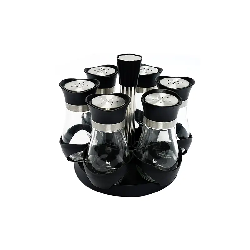Glass spice jar