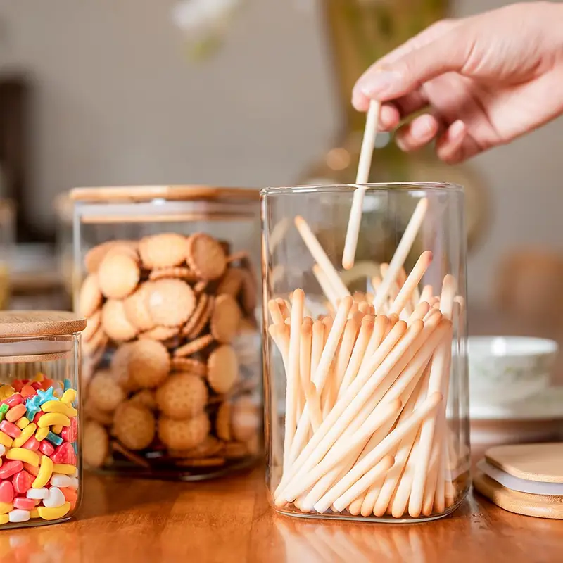 Glass Food Storage Jars