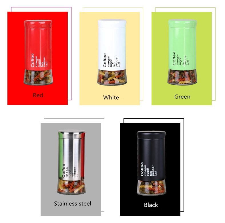 Glass storage jar