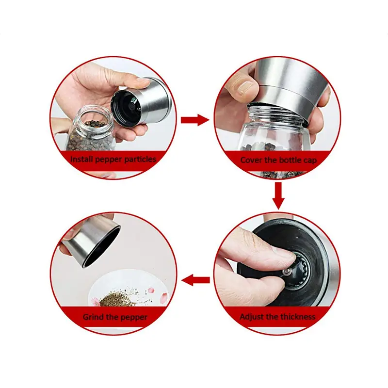 Glass Seasoning Grinder