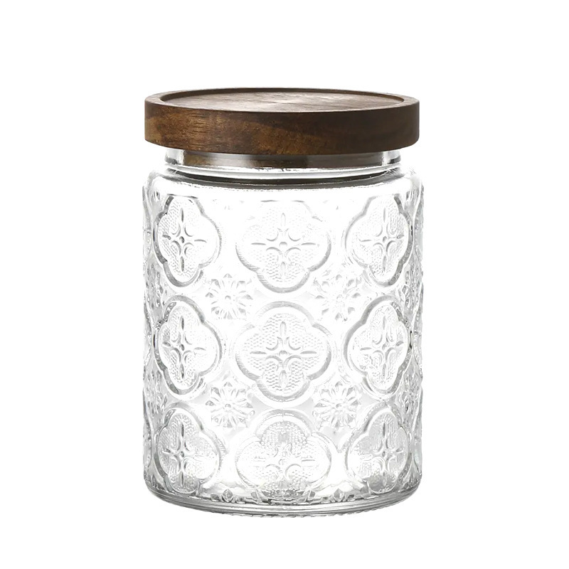Glass Storage Jars With Airtight Lid