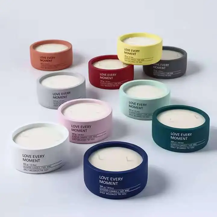 Scented Soy Wax Ceramic Candle Jars