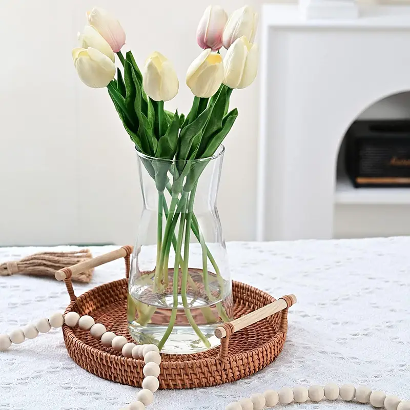 Clear Glass Flower Vases