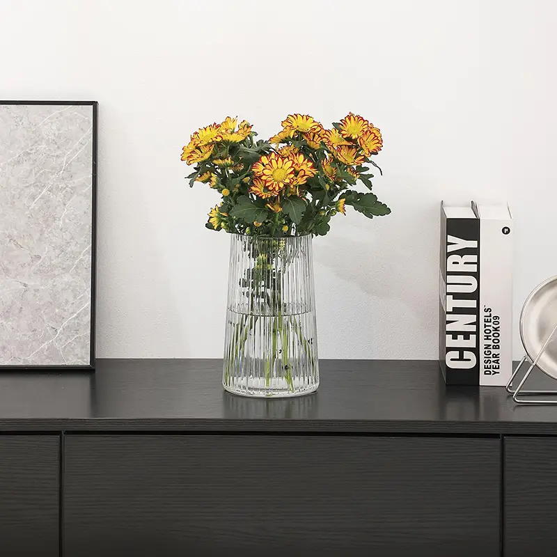 Clear Glass Vase for Flower