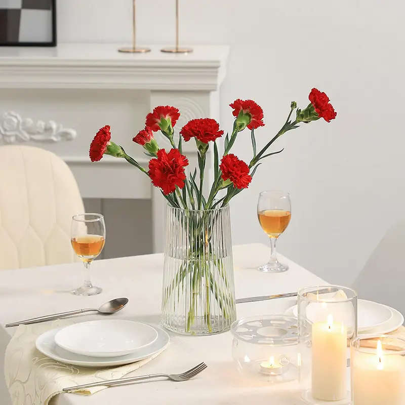 Clear Glass Vase for Flower
