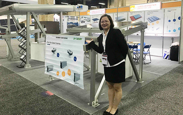 Xiamen Universe New Energy Shines at 2017 U.S. Solar Power International Show