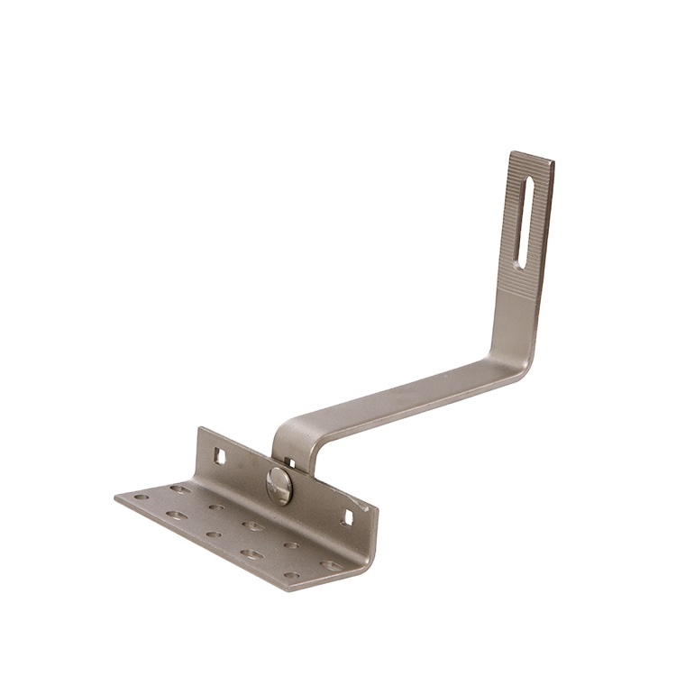 Stainless steel slate tile hook mounting for solar panel