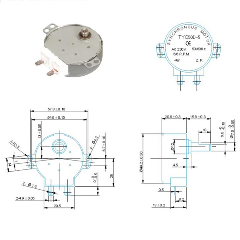 TYC50D Plug-in Series Motor