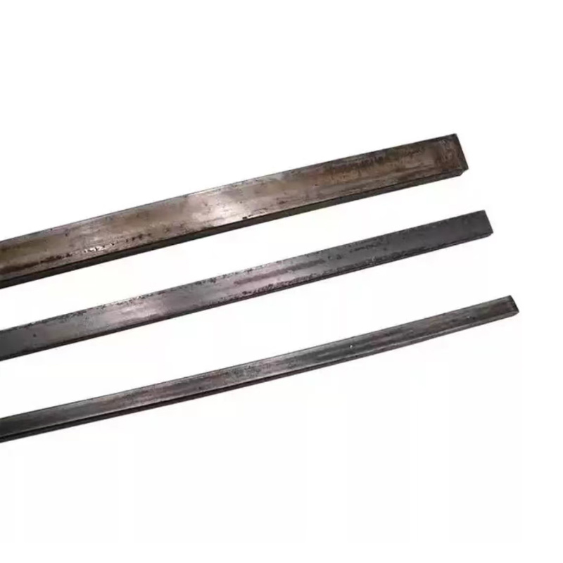 Flat key strip, Flat key pin, Key blank, Key rod