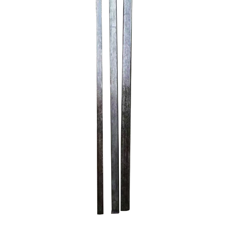 Flat key strip, Flat key pin, Key blank, Key rod