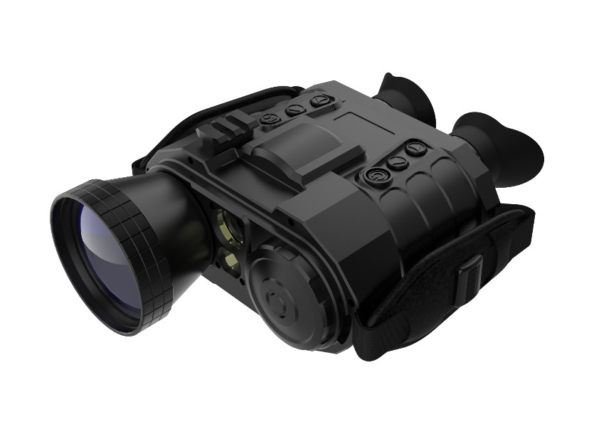 Dual-purpose binocular thermal imaging system (BeiDou laser ranging)