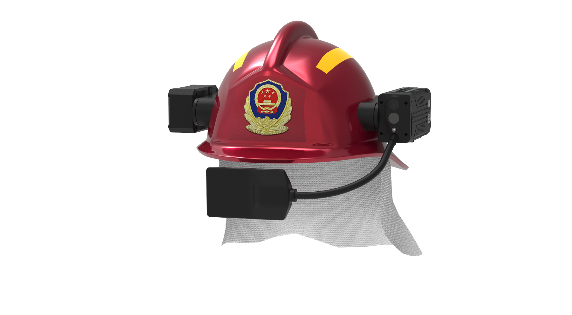 Multipurpose infrared thermal imaging firefighting night vision helmet