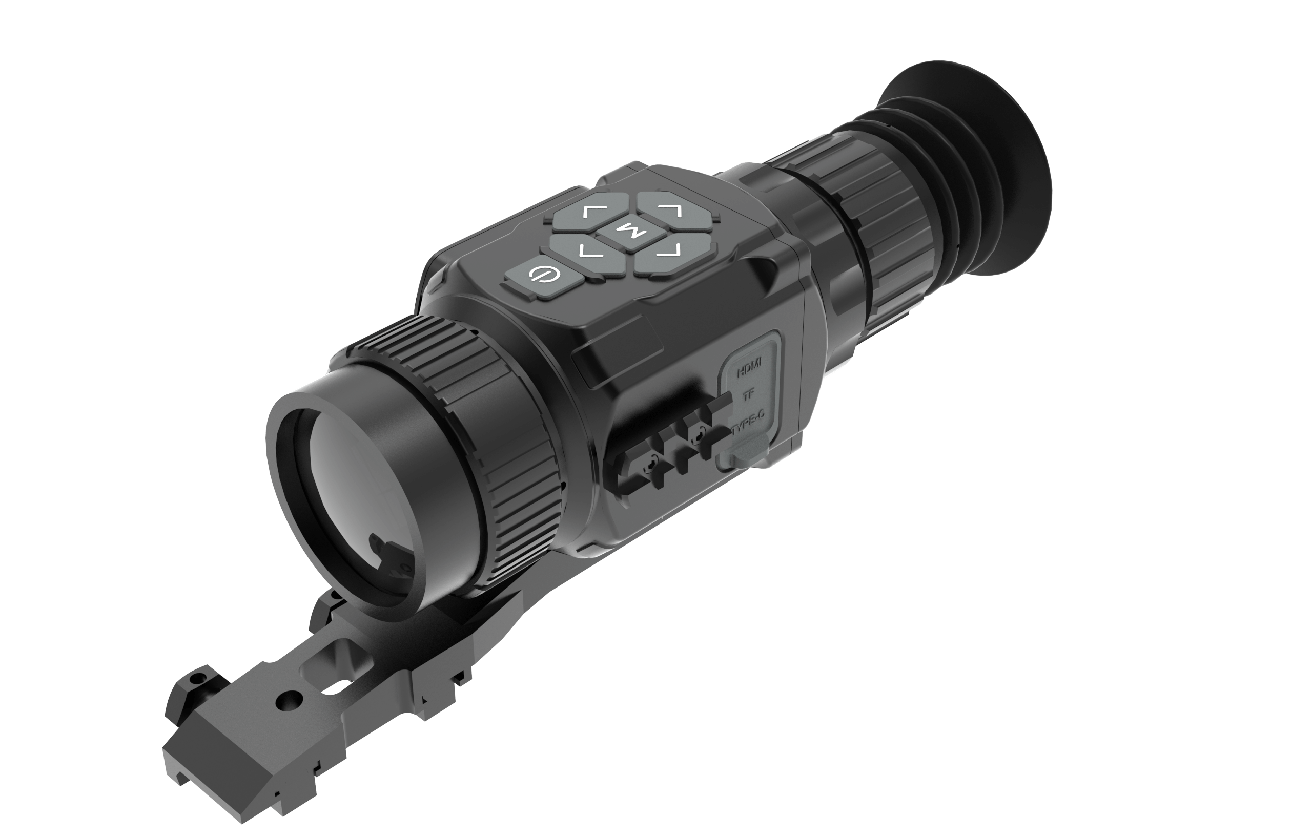 Monocular multi-functional thermal imaging rangefinder sight