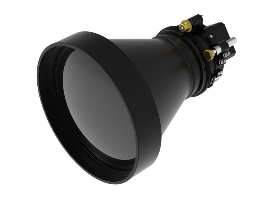 Electrically focused thermal imaging module