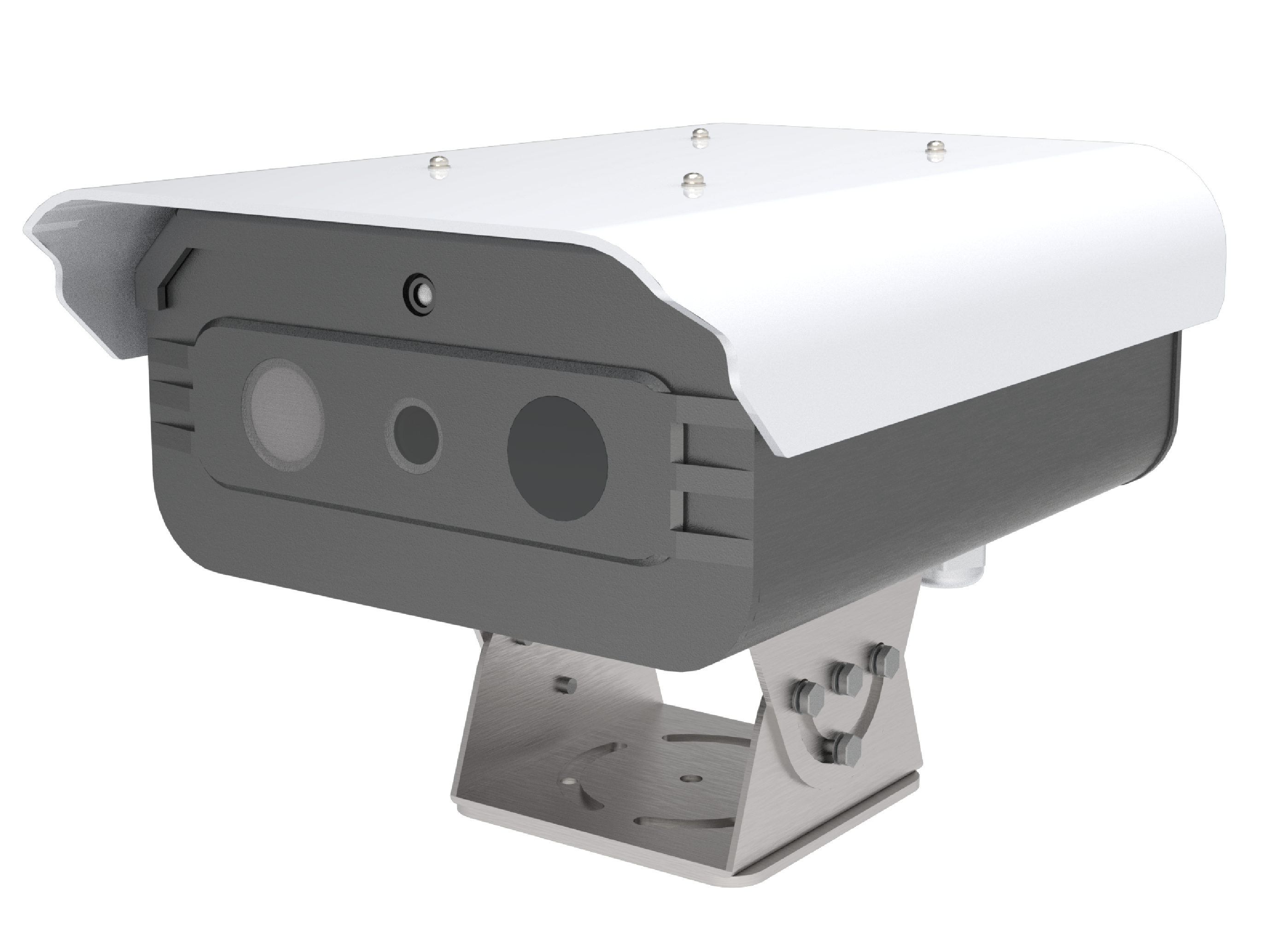 Tunnel-specific dual-light fusion temperature measurement system