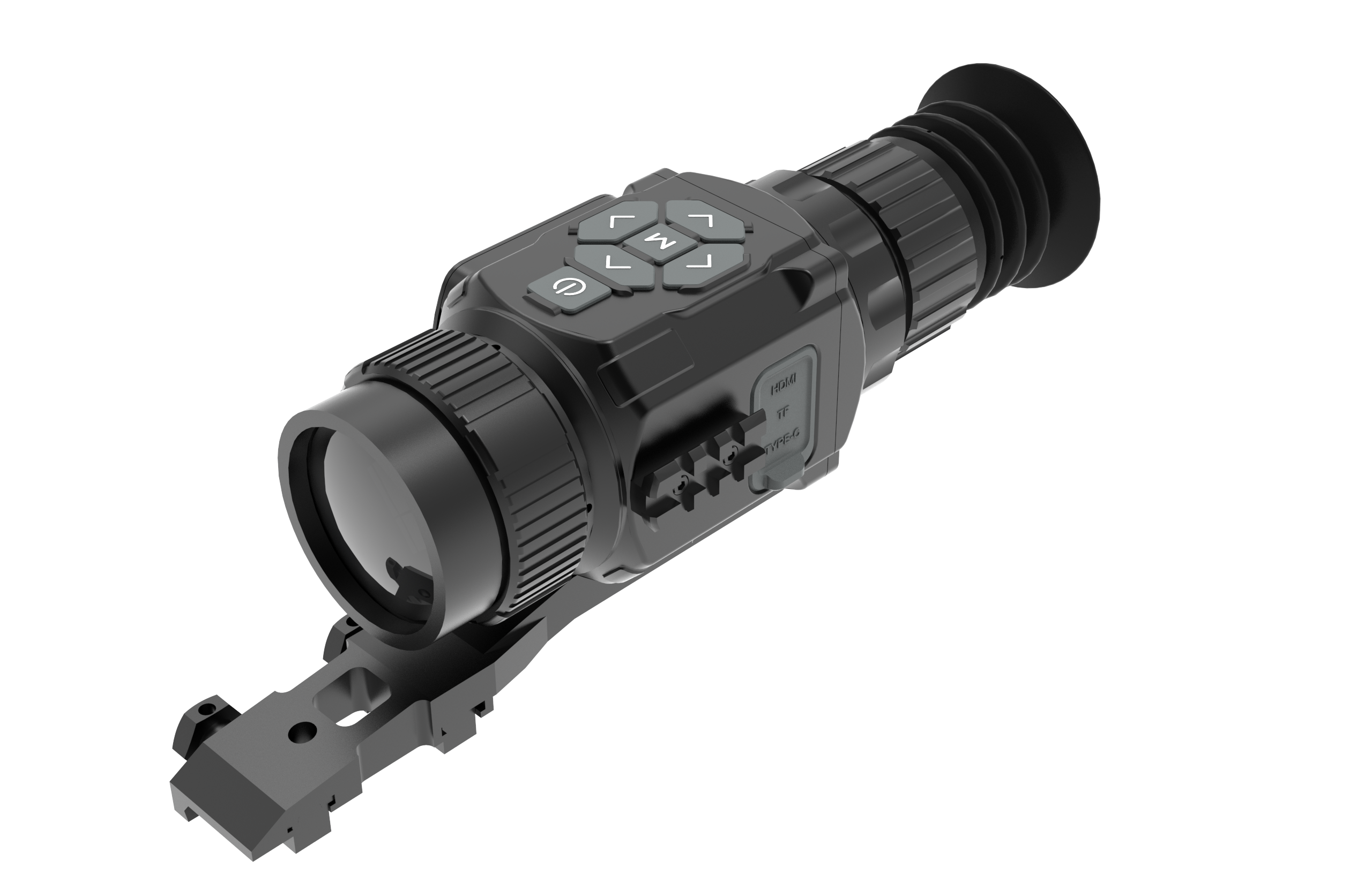 Monocular multi-functional thermal imaging rangefinder sight