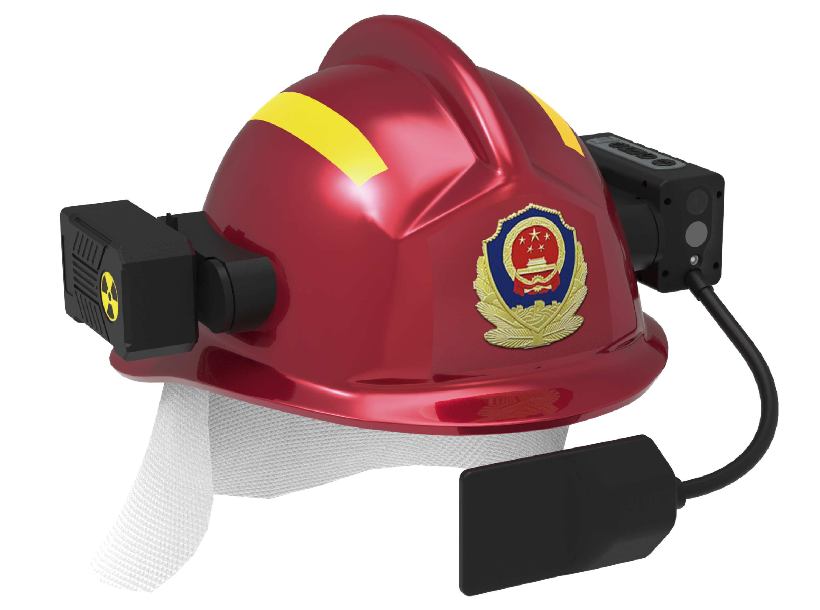 Multipurpose infrared thermal imaging firefighting night vision helmet