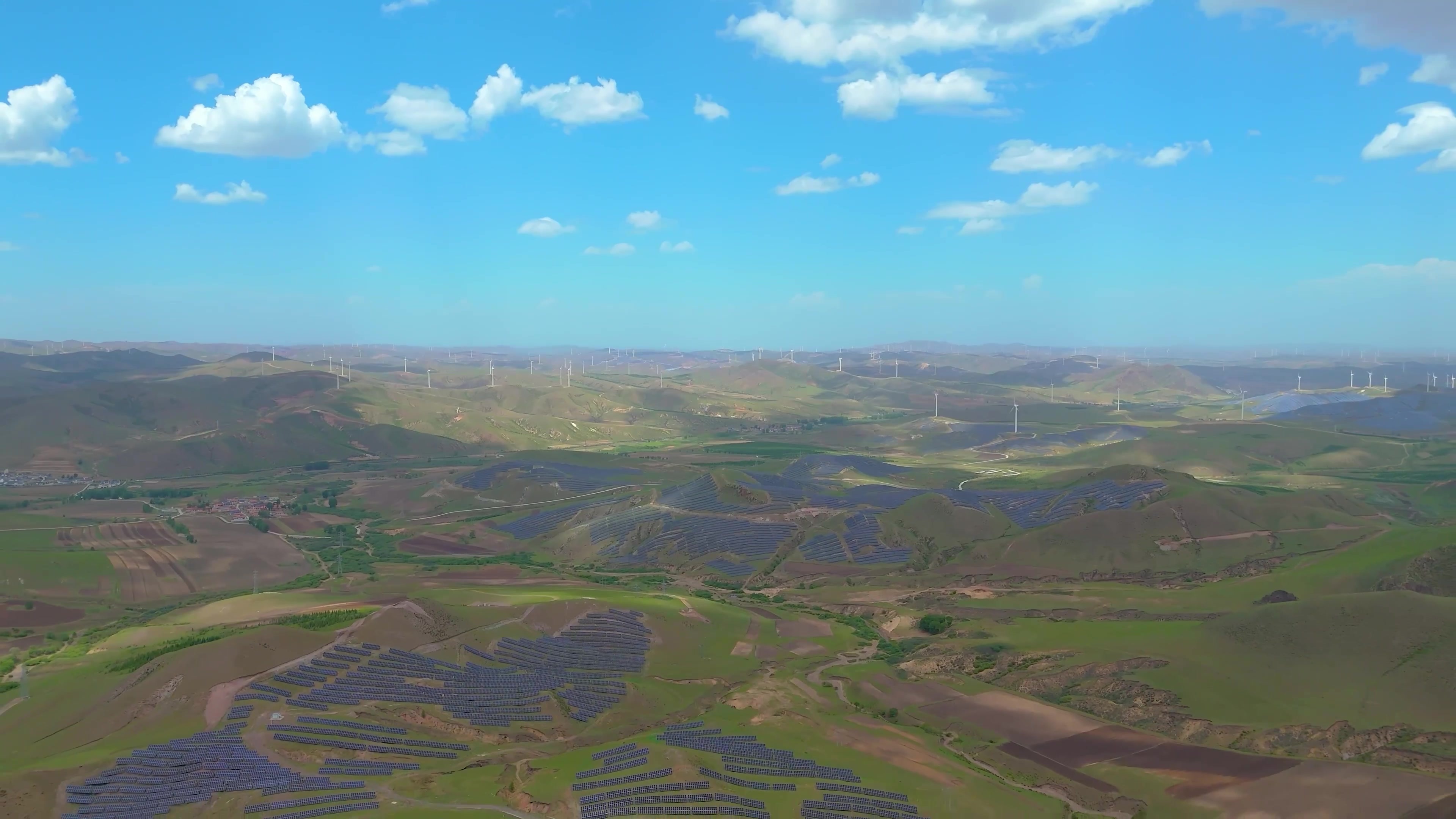 Wind and solar complementary system