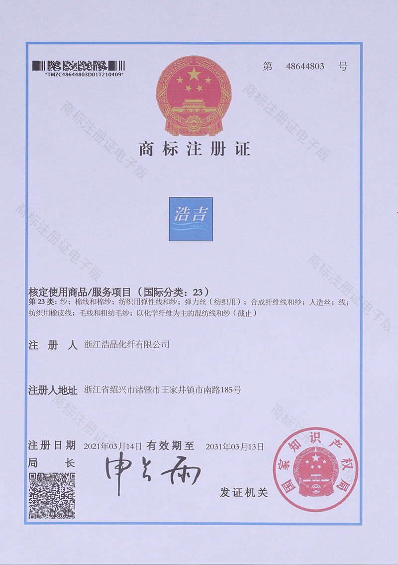 Trademark Registration Certificate