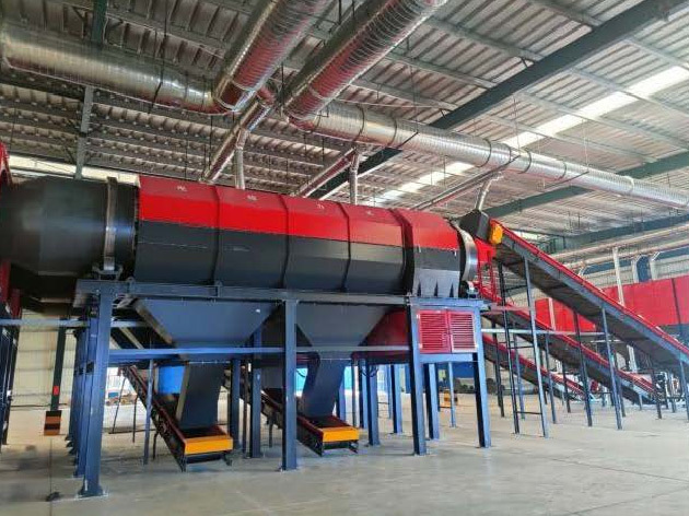 Lanxi Boyuan Thailand 30T/HZorba material sorting line