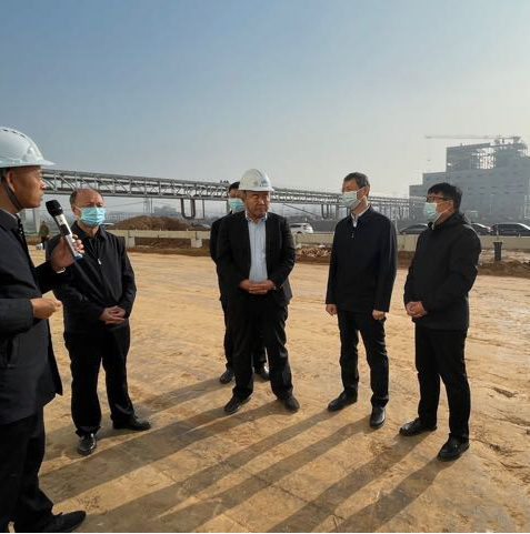 晉中市委常委、市紀檢委書記那志茂調(diào)研我公司三期110萬噸擴建項目建設(shè)情況