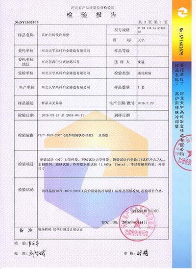 檢驗報告