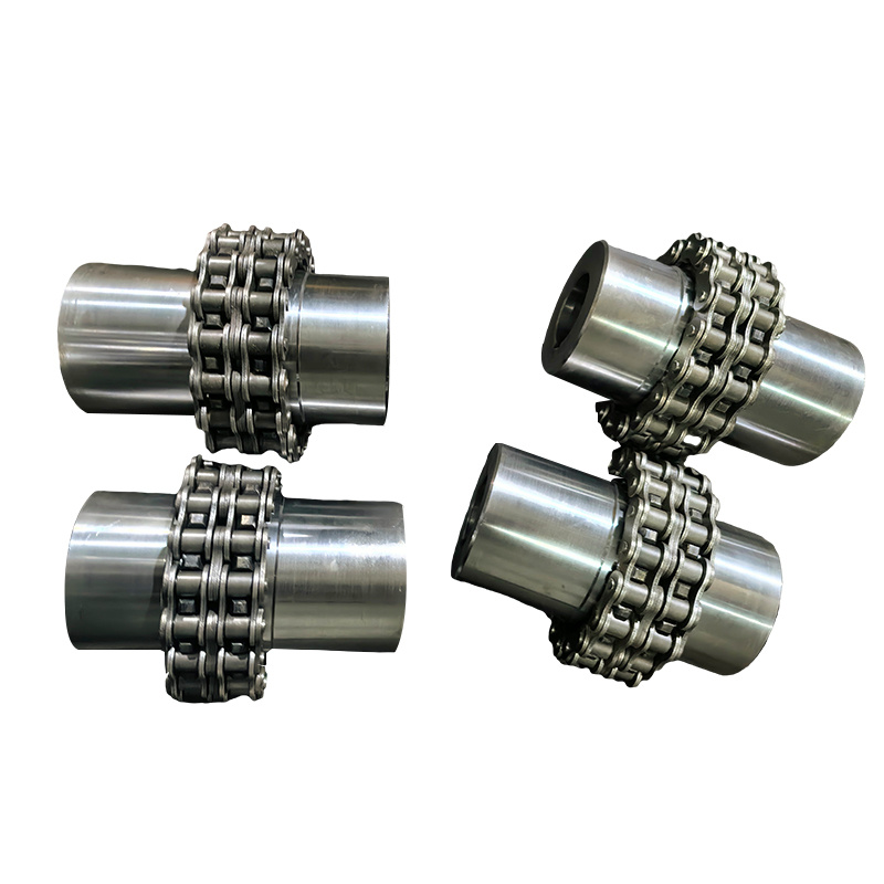 roller chain coupling for compact drives