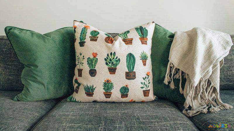 How to clean throw pillows