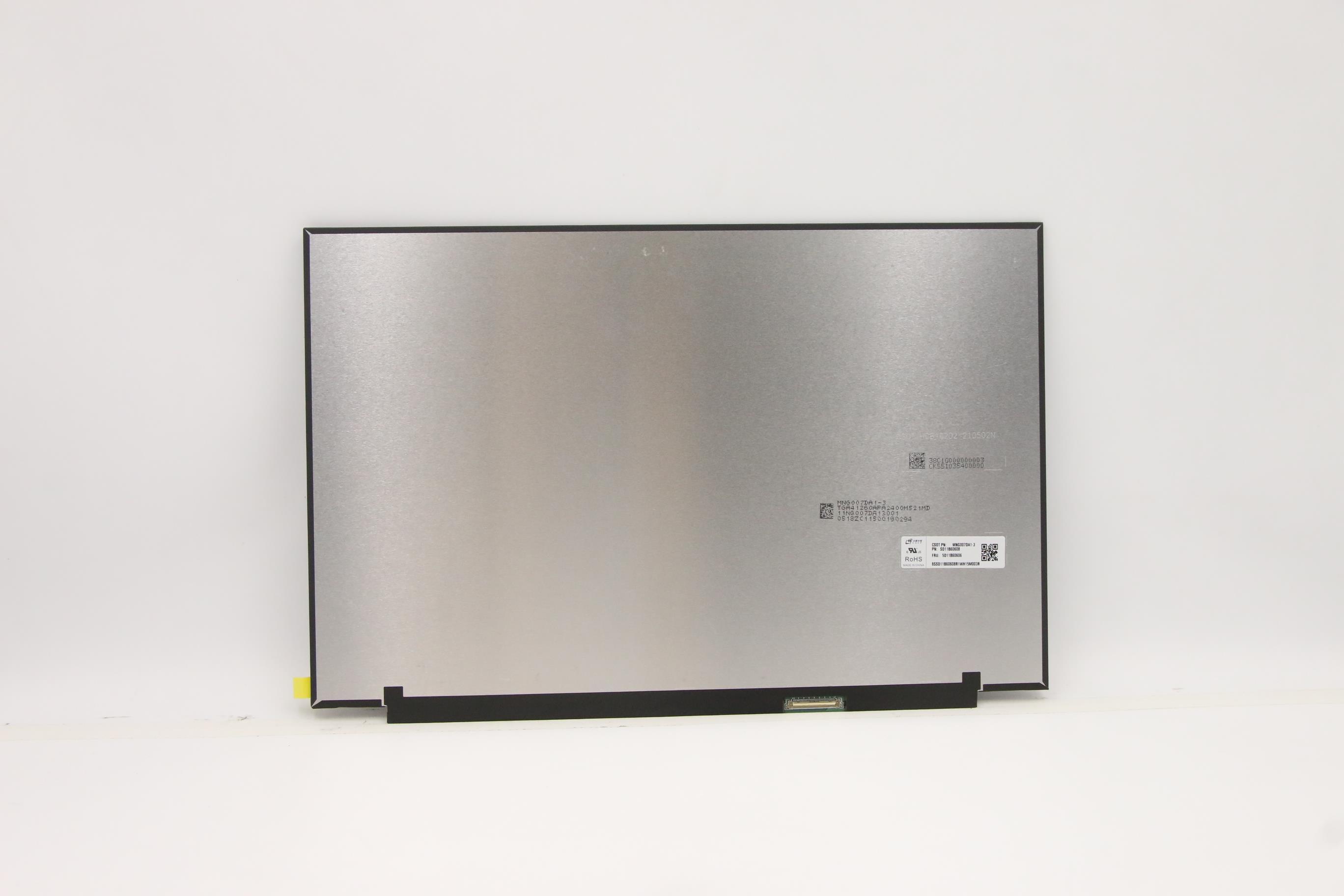 5D11B60606 5D11B60609 5D11D96536 ideapad 5 Pro-16ACH6 Laptop 16 WQXGA LCD Screen Assembly