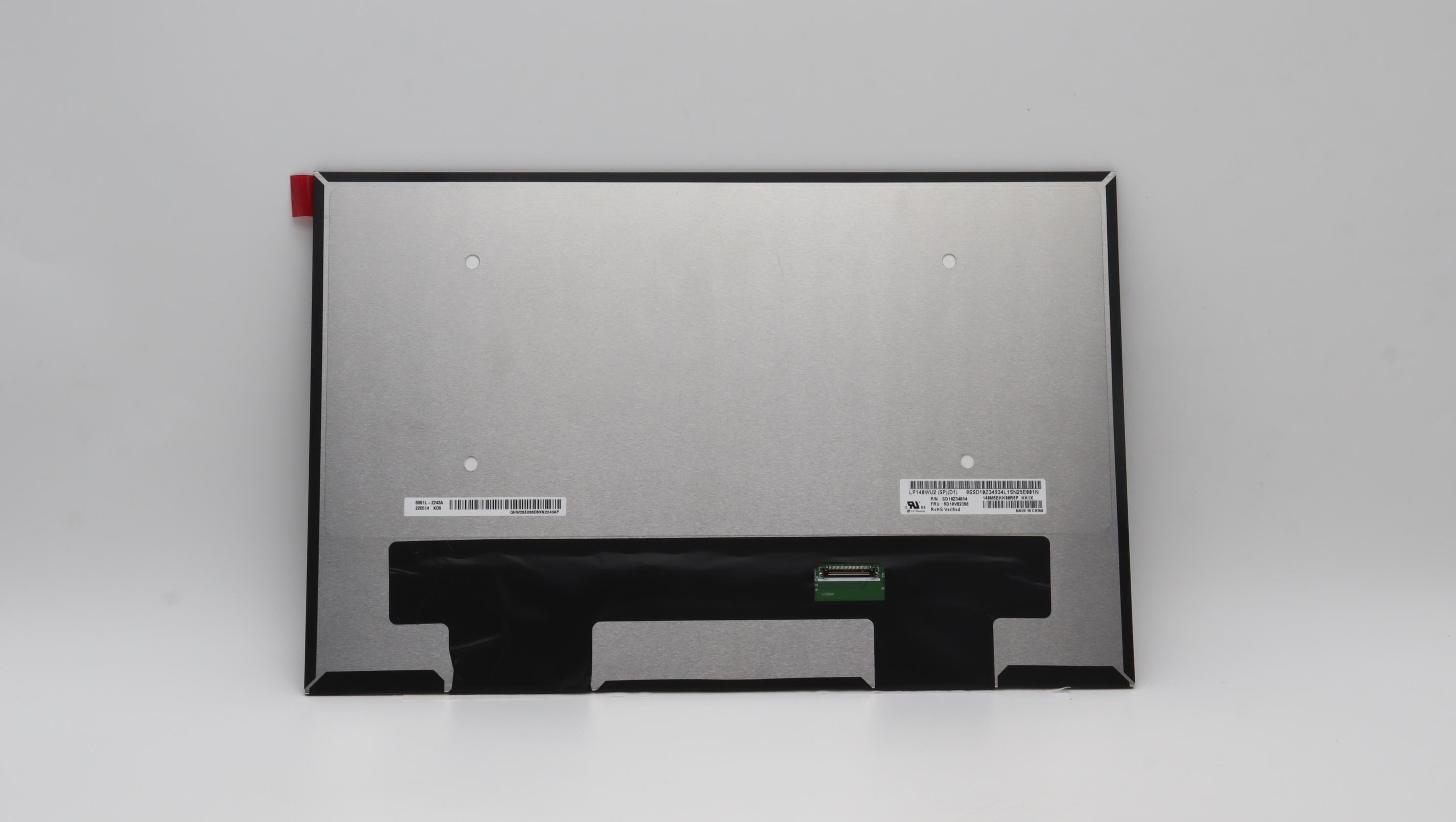 5D10V82397 5D10V82398 T14 Gen 4  Laptop (ThinkPad) Lenovo DISPLAY 14 WUXGA Non-Touch Anti-Glare IPS