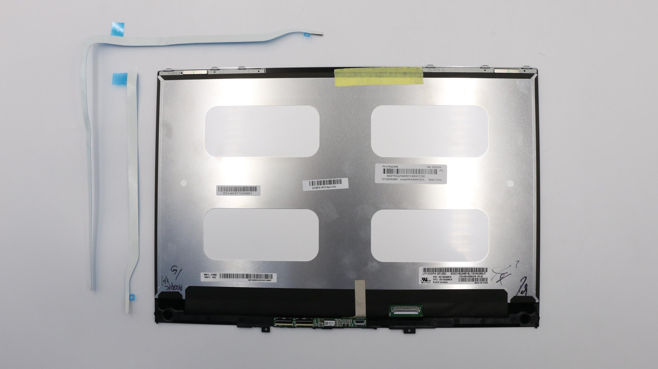 5D10Q89746  Lenovo ideapad Yoga 730-13IKB 13.3 FHD LCD Module 13.3 FHD IPS Anti-Glare LCD Screen Assembly