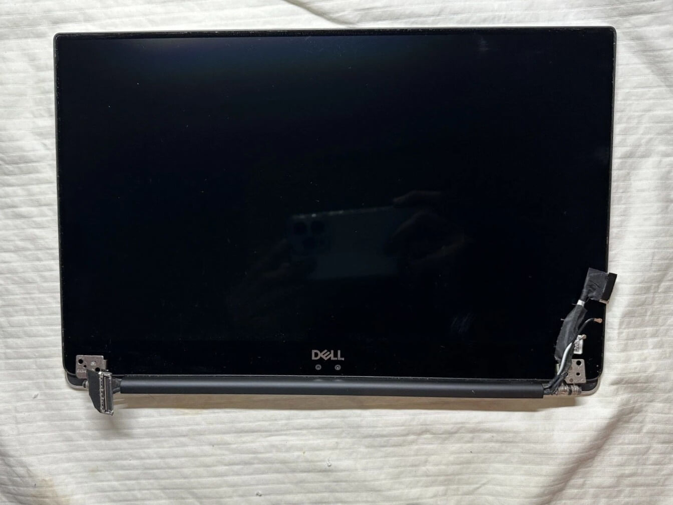 MTDC8 Dell OEM XPS 13 9370 13.3 FHD LCD Display Complete Screen Assembly - Silver - NTS - MTDC8